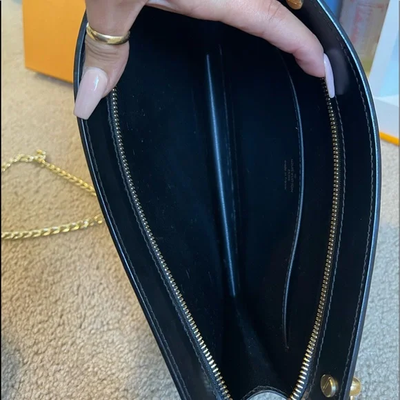 Louis Vuitton Epi Pochette Homme Clutch Bag Black #st0989 - Picture 6 of 12
